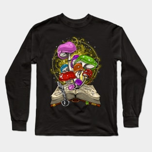 Magic Mushrooms Fungi Long Sleeve T-Shirt